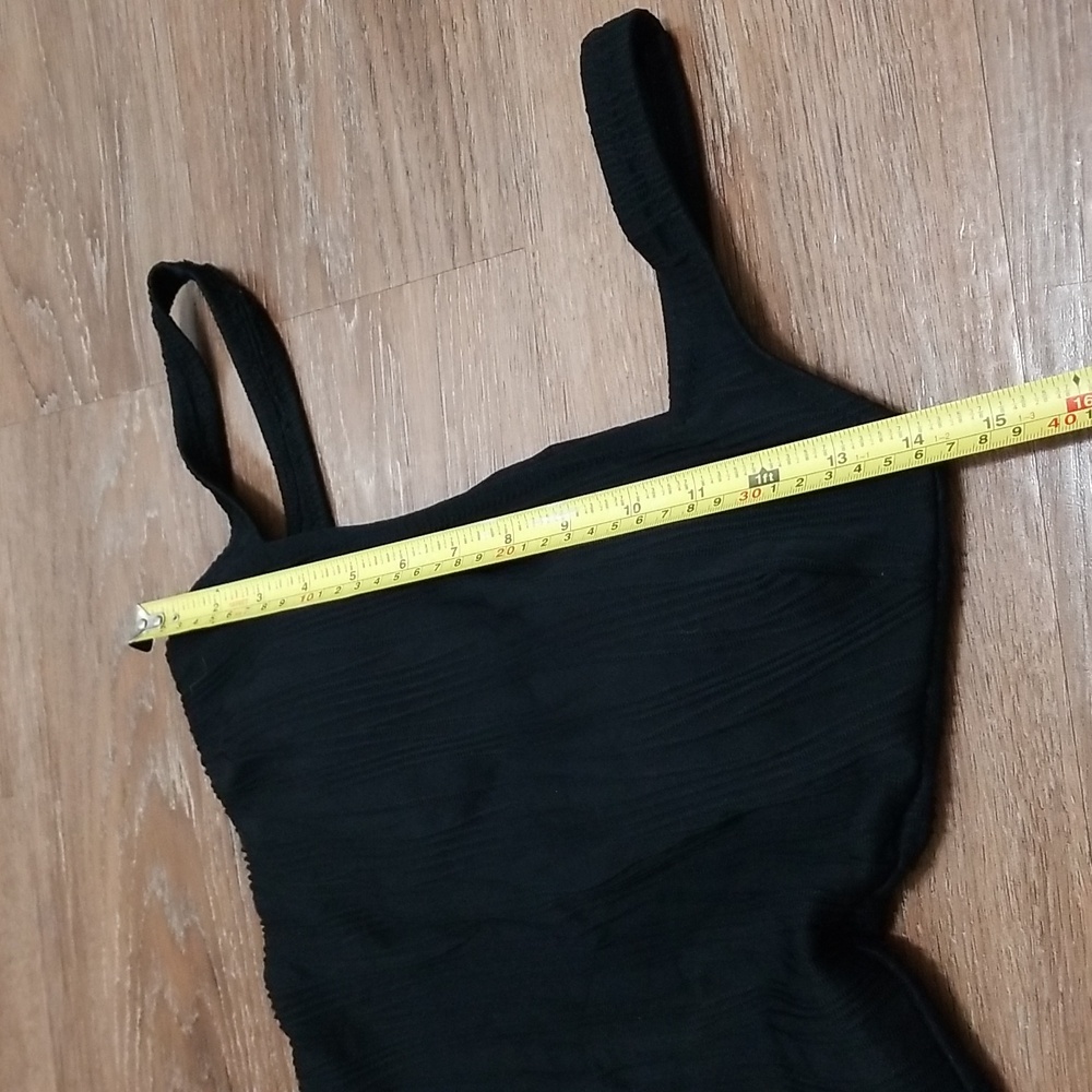 (14) Gottex Ribbed One Piece Swimsuit Beach Vacation Resortwear Coastal Tropical - Picture 6 of 10